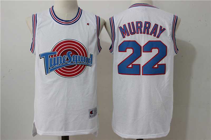 Space Jam Tune Squad #22 Bill Murray White Movie Stitched Basketball Jersey,We sell and wholesale Space Jam Tune Squad #22 Bill Murray White Movie Stitched Basketball Jersey on line form chian!